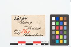 Etikett zu Lignitringperle (NHMW-PRAE-026264)